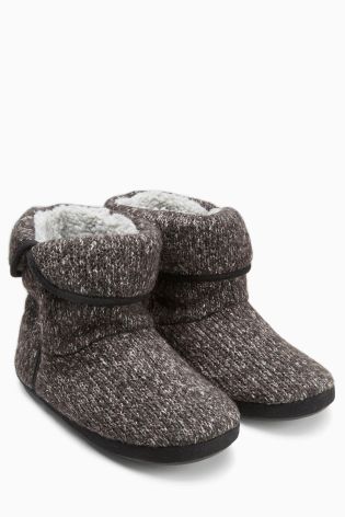 Grey Multi Knit Boot
